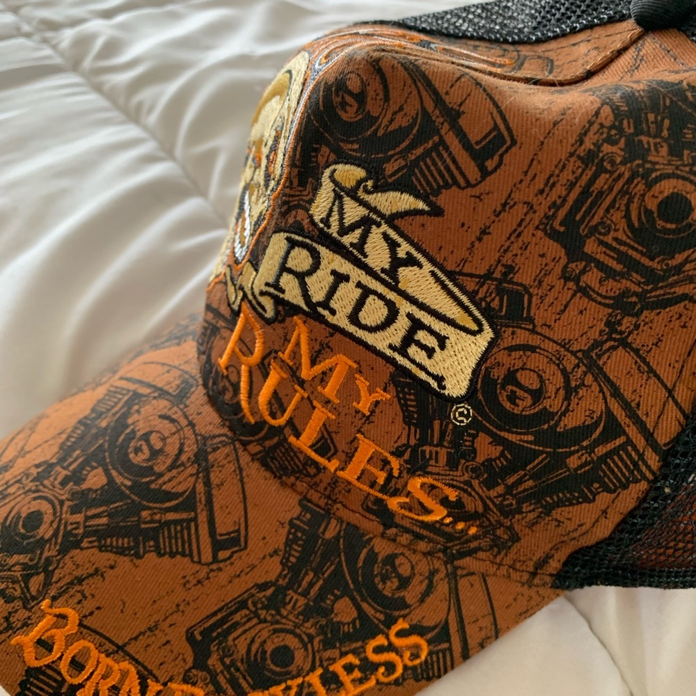 My Ride My Rules Born Reckless cap hat - Picture 8 of 9